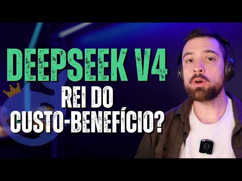Capa do vídeo: DeepSeek V4 Flash não é perfeito. Pelo preço, não precisa ser